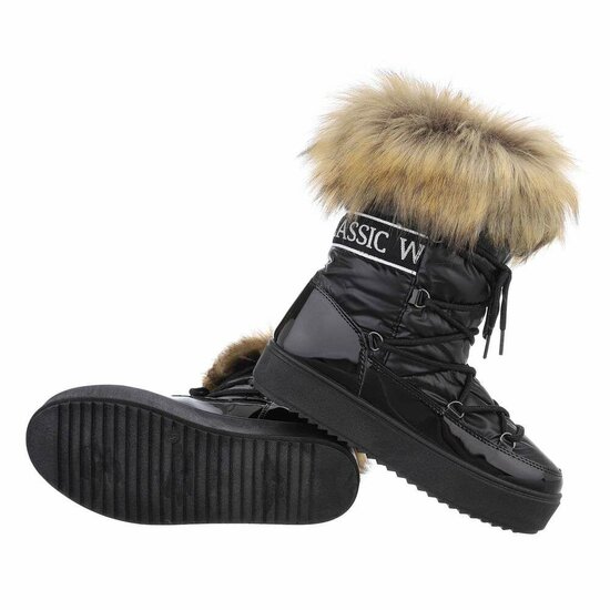 Zwarte winterboot Stacey.