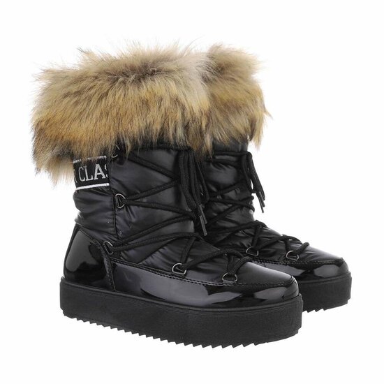 Zwarte winterboot Stacey.