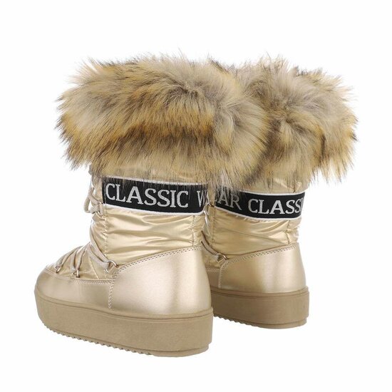 Gouden winterboot Stacey.