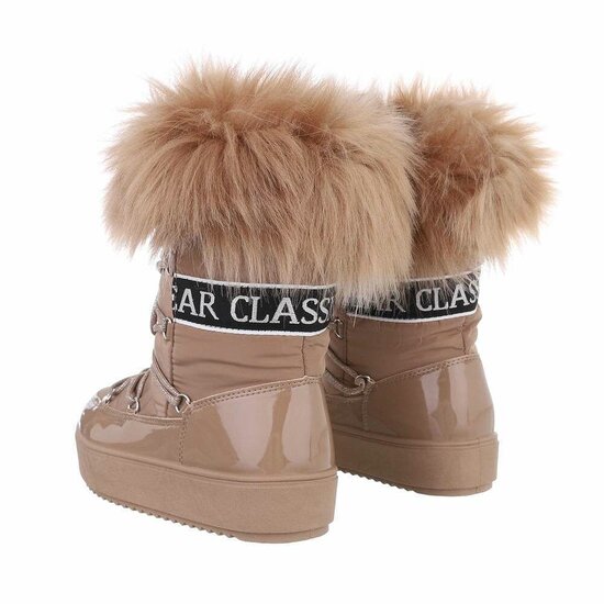 Kaki winterboot Stacey.  