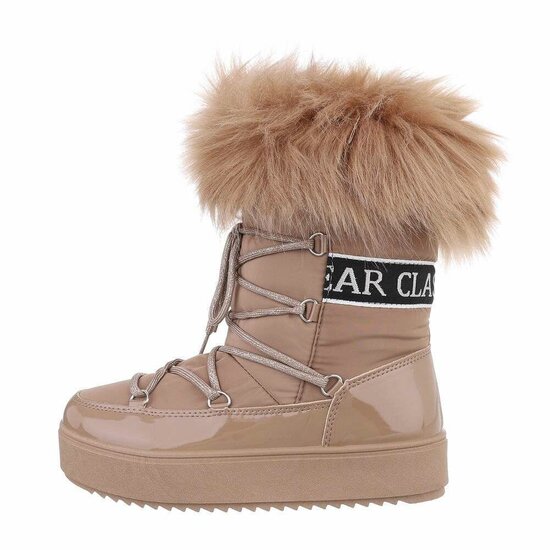 Kaki winterboot Stacey.  