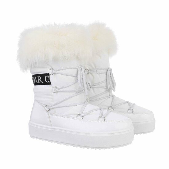 Witte winterboot Stacey.  