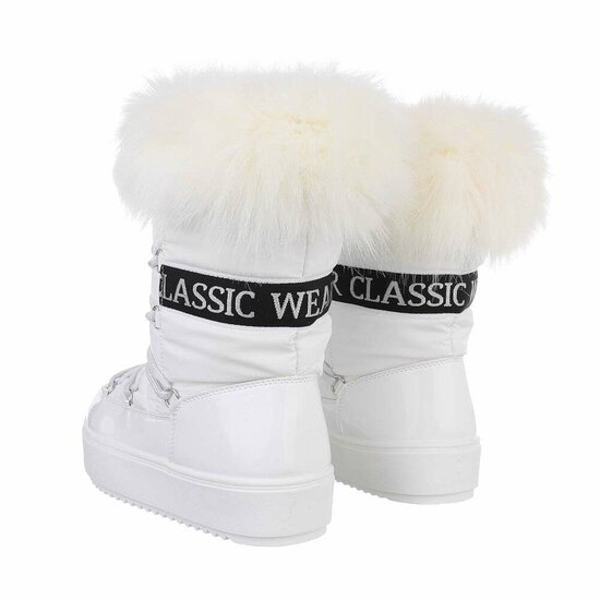 Witte winterboot Stacey.  