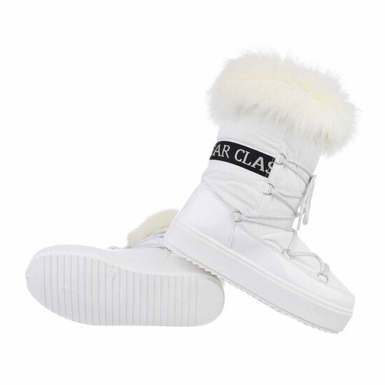 Witte winterboot Stacey.  