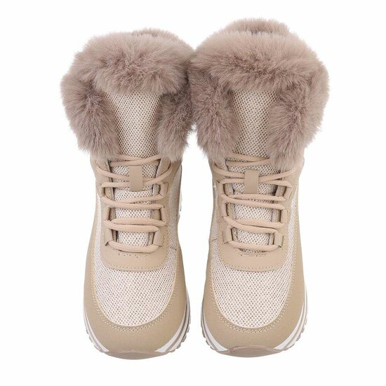Hoge kaki winter sneaker Stansie