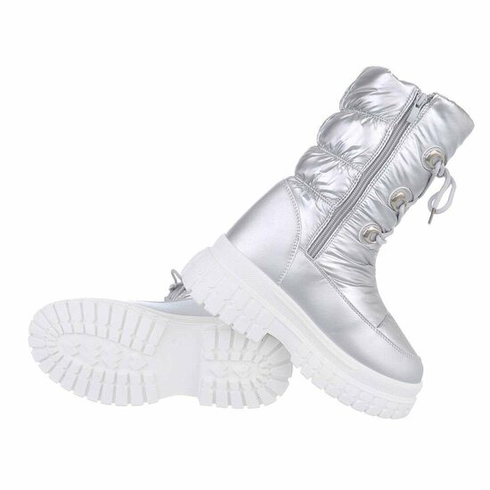 Zilveren snowboot Arliss