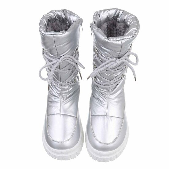 Zilveren snowboot Arliss
