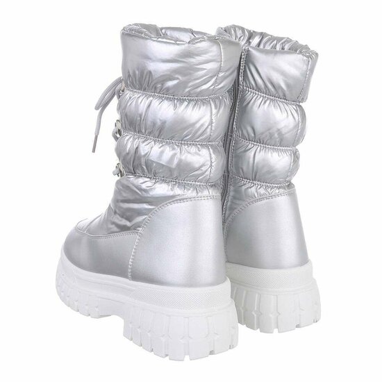 Zilveren snowboot Arliss