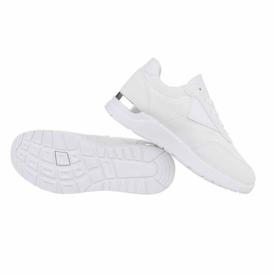 Lage witte sneaker Inez