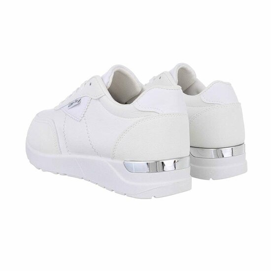 Lage witte sneaker Inez