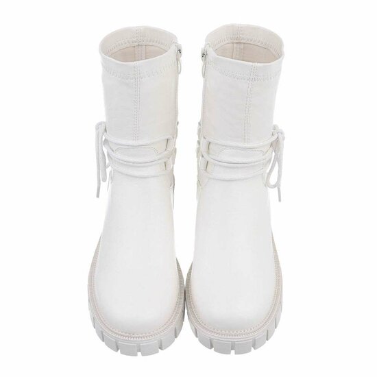 Witte mixed boot Stanzi