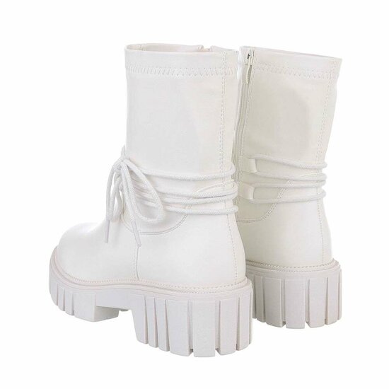 Witte mixed boot Stanzi