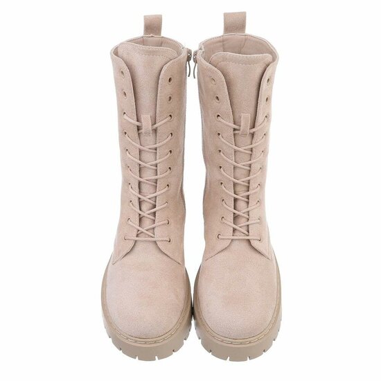 Beige daimen boot Majorie