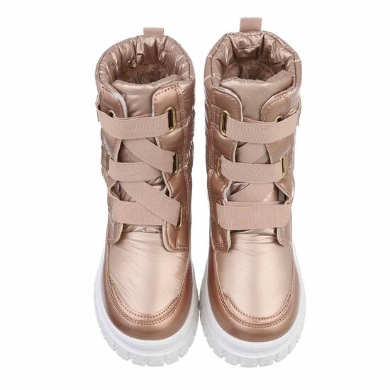 Gouden snowboot Natka