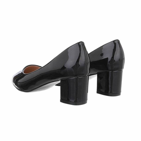 Zwarte lak pump Amella