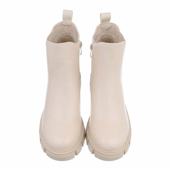 Beige Chelsea boot Magali.