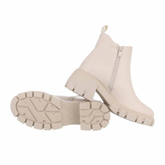 Beige Chelsea boot Magali.