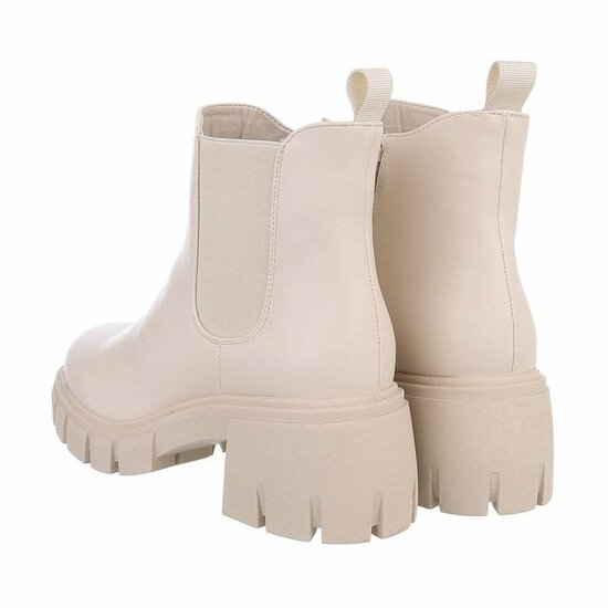 Beige Chelsea boot Magali.