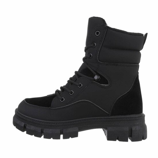 Zwarte mixed boot Adelise