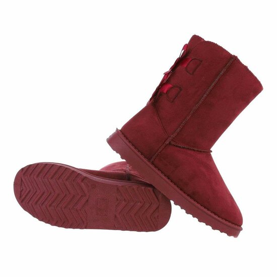 Bordeaux daimen snowboot Amela.