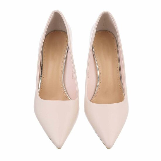 Beige pump Jolie
