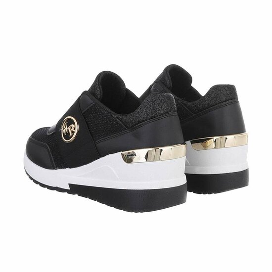 Zwarte hoge sneaker Giny