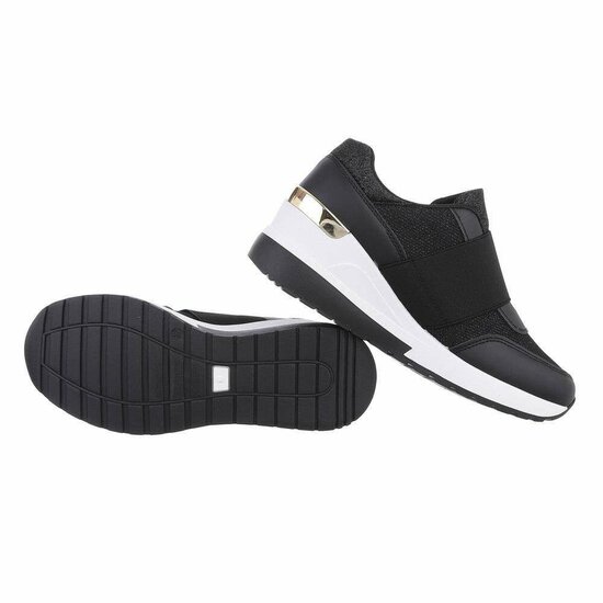 Zwarte hoge sneaker Giny
