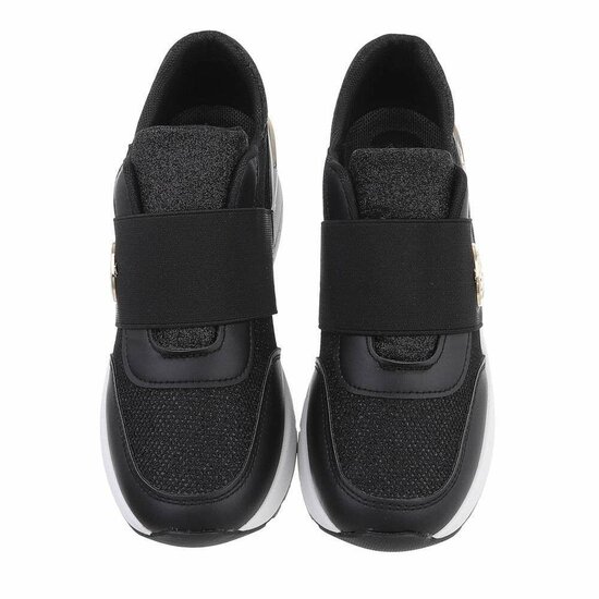 Zwarte hoge sneaker Giny