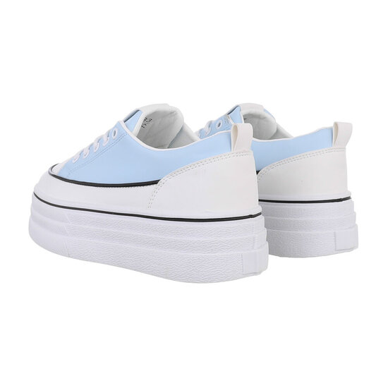 Licht blauwe hoge sneaker Antolina