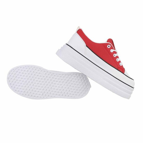 Rode hoge sneaker Antolina