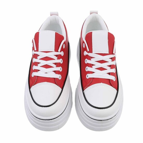 Rode hoge sneaker Antolina
