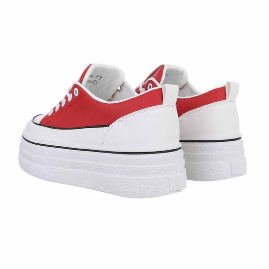 Rode hoge sneaker Antolina