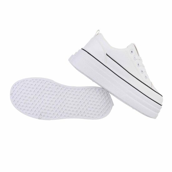 Witte hoge sneaker Antolina