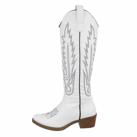 Bottes blanches hautes Debby.