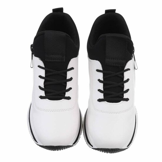 Witte lage sneaker Arila