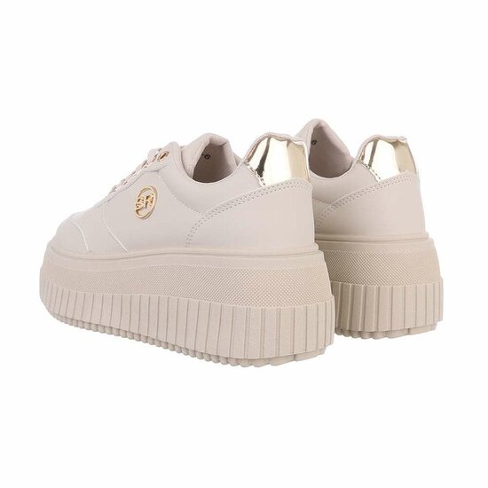  Lage beige sneaker Appoline