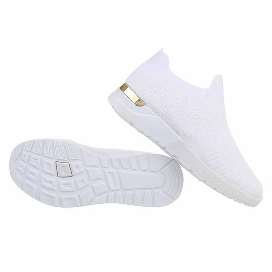 Lage witte sock sneaker Susan.