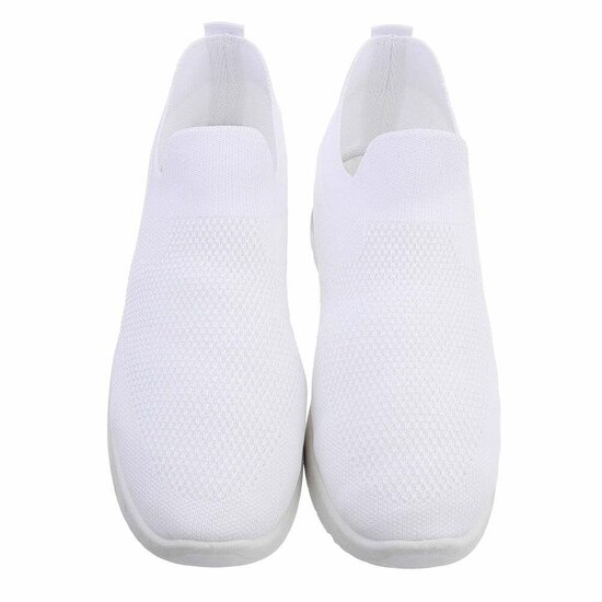 Lage witte sock sneaker Susan.