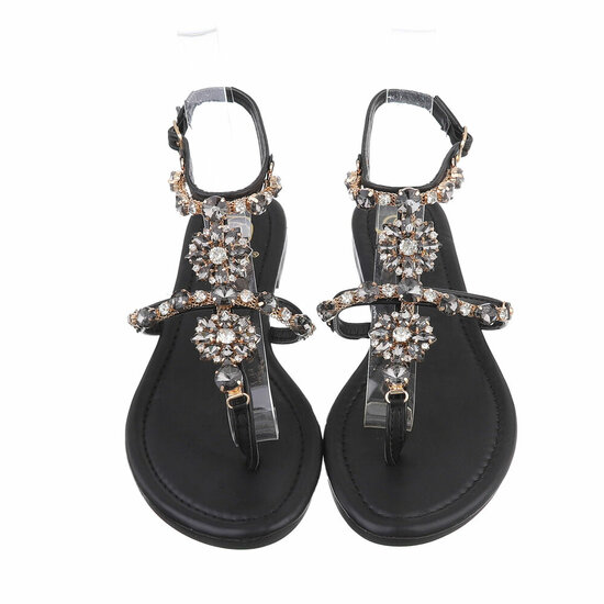 Sandales noires Bindi