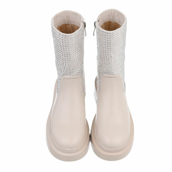 Beige boot Barbora