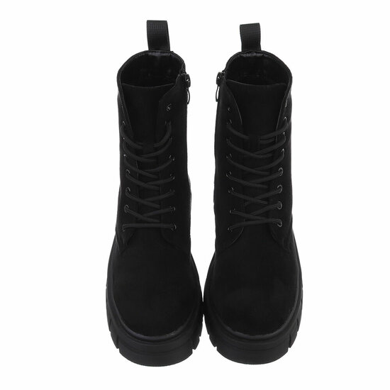 Zwarte suede boot Belita