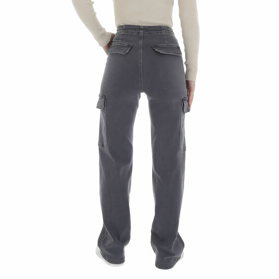 Grijze cargo broek 