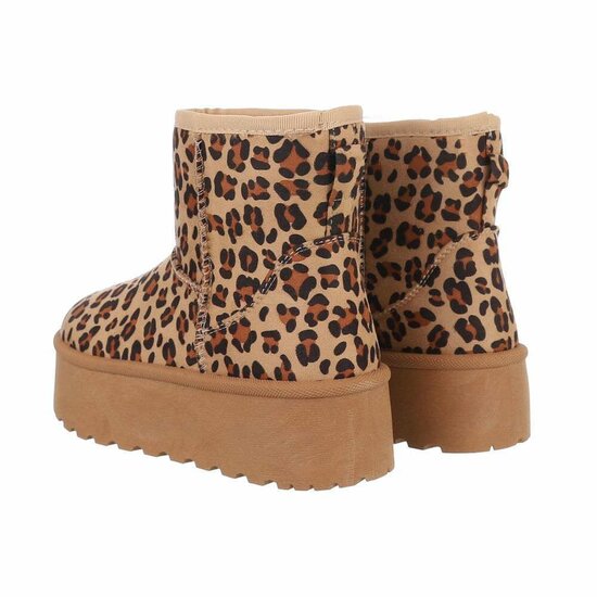 Leopardlook daimen winterboot Sheena.