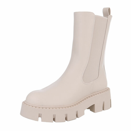 Beige Chelsea boot Romy