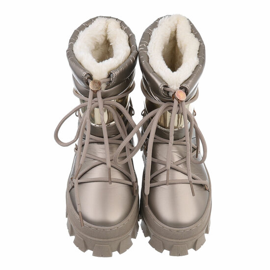 Taupe winterboot Hiba