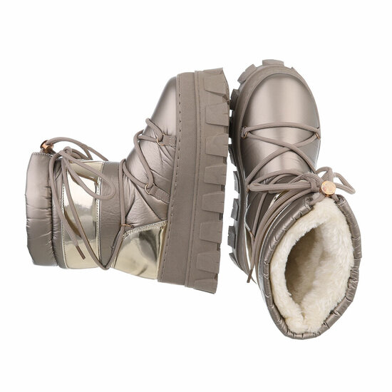 Taupe winterboot Hiba