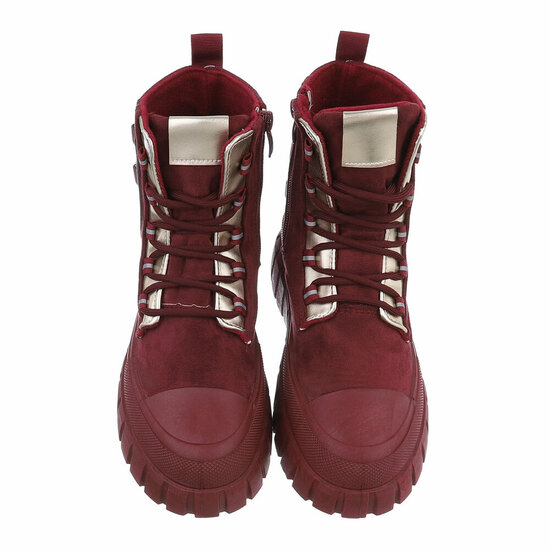 Bordeaux daimen mix boot Orlinda 