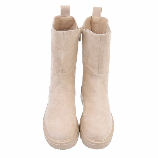 Beige daimen Chelsea boot Justine