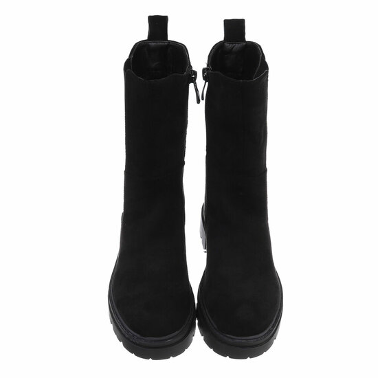 Zwarte daimen Chelsea boot Justine