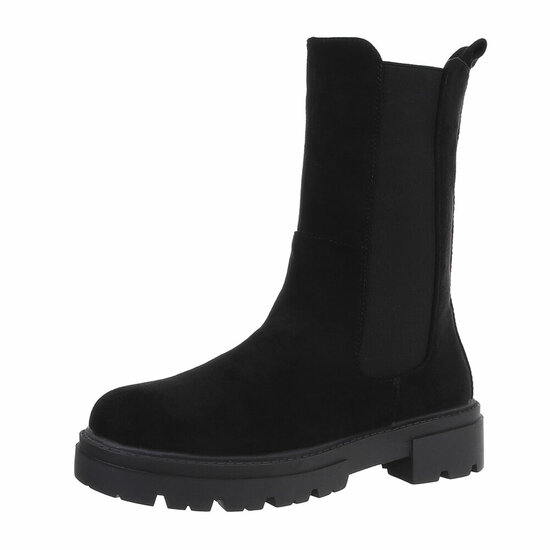 Zwarte daimen Chelsea boot Justine